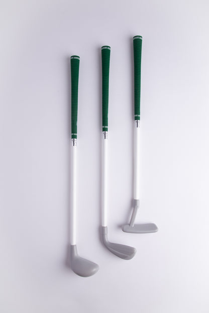 Great lightweight toddler golf clubs with green grips
